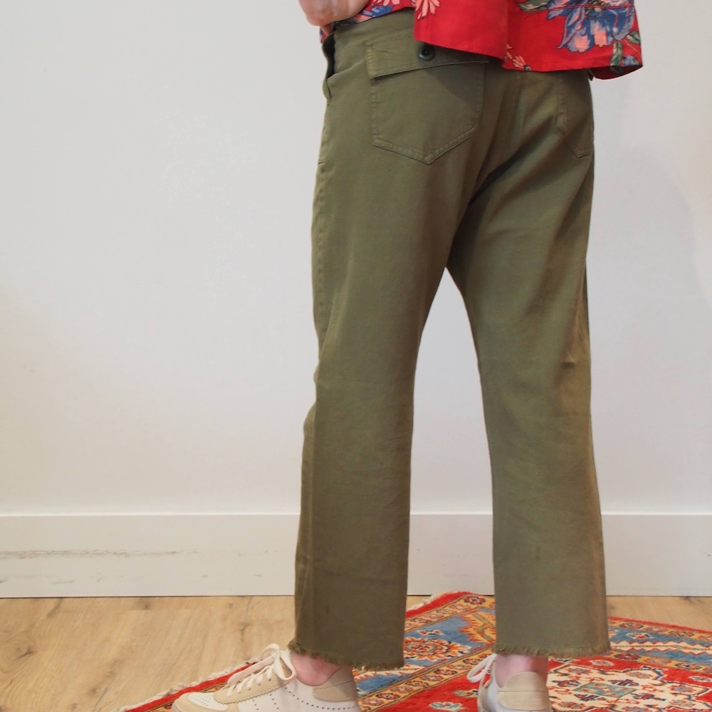 Frayed Ranger Pant, Green - Picture 2 of 2